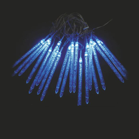 Гирлянда внутренняя DELUX, SMALL ICICLE, 7,3м, 30LED, синяя/прозрачная, IP20 - 1
