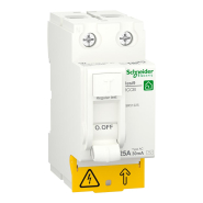 Диференційне реле Schneider Electric RESI9, 2P, 25A, 30мА АС, R9R51225