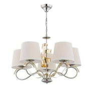 Люстра ALFA 22045 SANDRA 5хЕ14х40 Вт, D 69 см, H 65-75 см