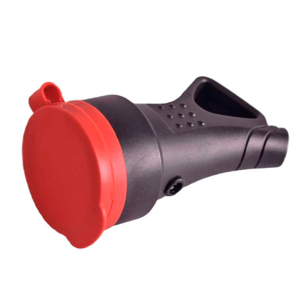 Гнездо з заземлением с ручкой Lemanso LMA0203, каучук