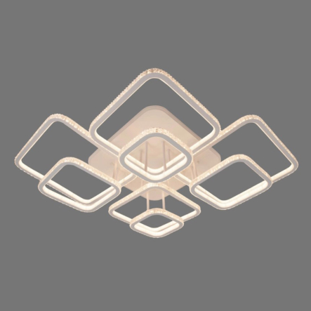 Люстра LED SIRIUS DK5868B/8 WH (RGB) 552W+14W