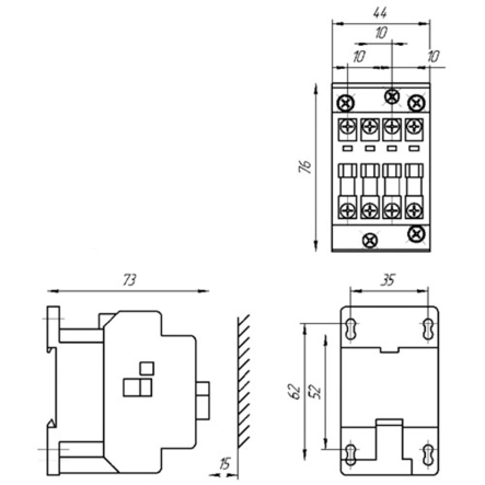 Магнитный пускатель Промфактор ПММ 1/12А, 220В, FC10012230