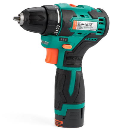 Дриль-шуруповерт Sturmax CDM3212BL Brushless, 12 В, акумуляторний - 1