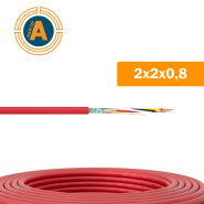 Провід для охоронної та пожежної сигналізації JB-Y(St)Y (J-Y(St)Y) 2x2x0,8