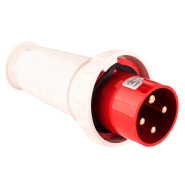 Вилка переносная TAKEL 034, 63А, 380В, 3P+E, IP67, 503239