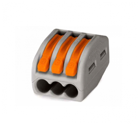 Клемма быстрого монтажа IEK СМК 222-413 (4 шт./уп.), UKZ-004-413 - 1