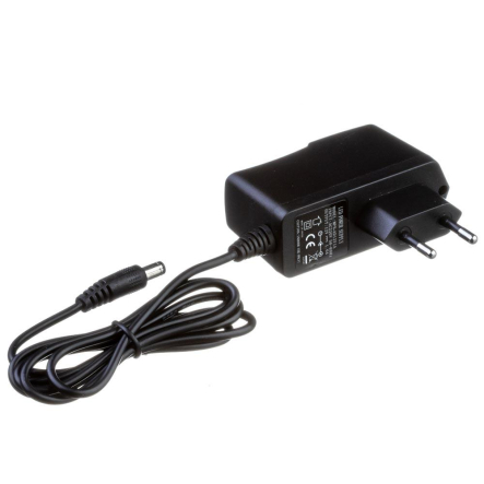 Блок живлення для світлодіодних стрічок розетковий 12V 1А - 12W, IP20, 1013303 - 1