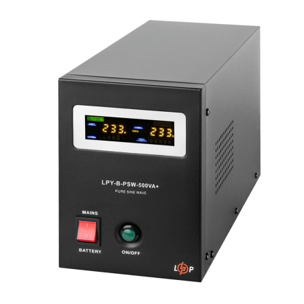 ИБП с правильной синусоидой 12V Logic Power LPY-B-PSW-500VA+ (350Вт) 5A/10A