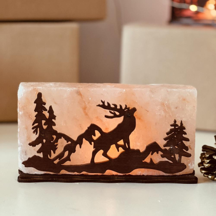 Соляной светильник «Лесовой олень» 2кг