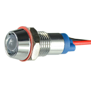 Сигнальна арматура АСКО-УКРЕМ AC22C-8, 24В, AC/DC, LED, біла, A0140030210