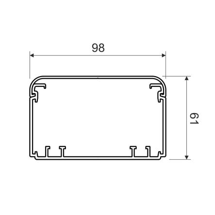 Короб KOPOS EKE 100X60_HD - 2