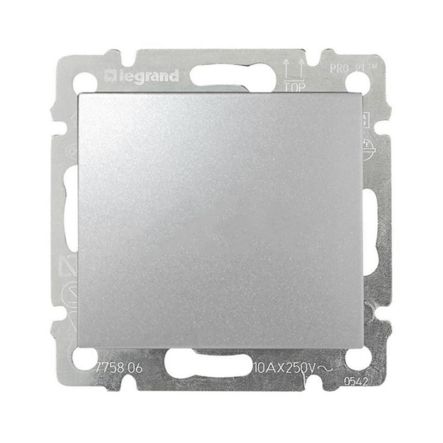Выключатель одноклавишный LEGRAND Valena, 770101, алюминий - 1