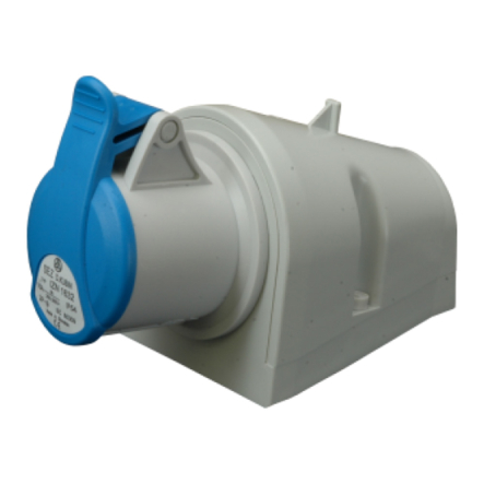 Настінна розетка SEZ IZN 1632, IP 44, 16A, 400V, 3n - 1