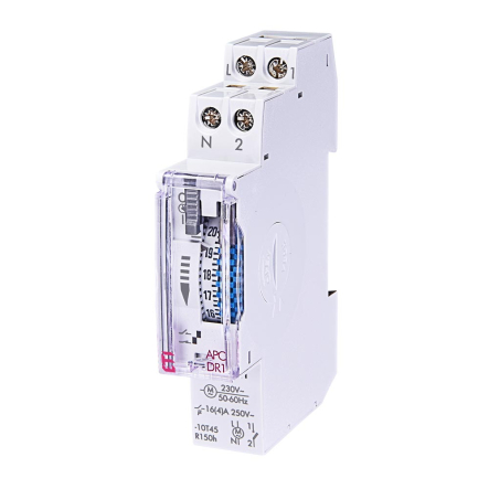 Реле времени электромеханическое ETIMAT APC-DR1 (суточное с резервом хода), 2472002 - 1