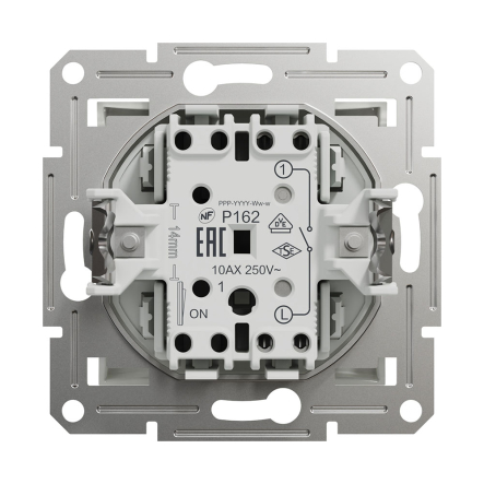 Выключатель 1кл без рамки, Schneider Electric ASFORA, белый, EPH0170121