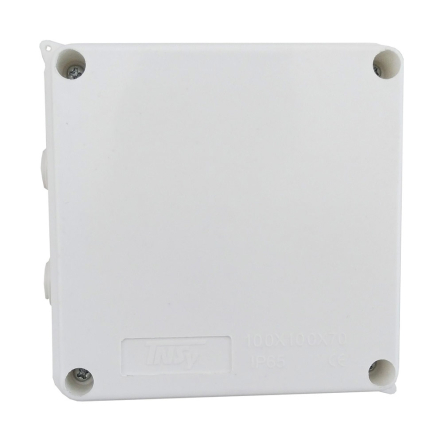 Коробка распределительная TNSy HC-BA 100х100х70 IP65 PP RAL9016, TNSy5000753