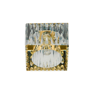 Светильник точечный Feron JD181, G9, 35W, прозрачный/золото