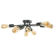 Люстра металлическая SIRIUS PR 1052/8 черный, E27