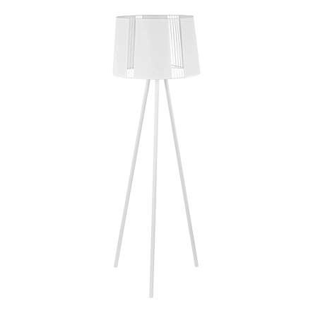 Торшер TK-lighting CARMEN 5164, 1xE27х60 Вт, D 45 см ,H 145 см, белый - 1