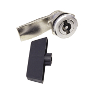 Замок-клацанка 22-17/46 для металевого боксу з пластмасовим ключем IEK, YZK20-00