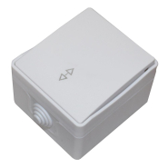 Выключатель для открытой установки TNSy SURFACE, 1-кл, проходной, IP54, белый, TNSy5001222