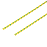 Трубка термоусадочная ТТУ 1/0,5 желто-зеленый 1 м, IEK, UDRS-D1-1-K52