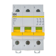 Выключатель нагрузки IEK ВН-32 3р 25А, MNV10-3-025