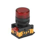 Светосигнальный индикатор IEK AL-22TE красная d22 240В цилиндр