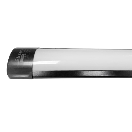 Светильник линейный LED LEZARD 40W, 1200мм, 6500K, 5400Lm, IP20, чёрный, 465-FL12-040B