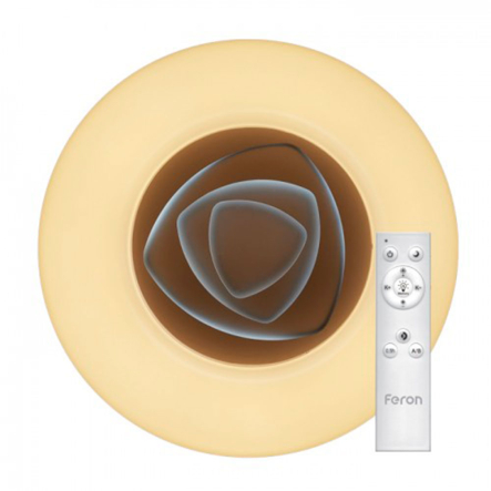 Светильник LED Feron, AL5600, ROSE, 80W, 5600Lm, 3000K-6500K, 480х85 мм, 6874