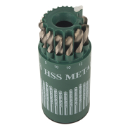 Набор сверл по металлу STURM, от 1 до 13 мм. 16 шт, подставка