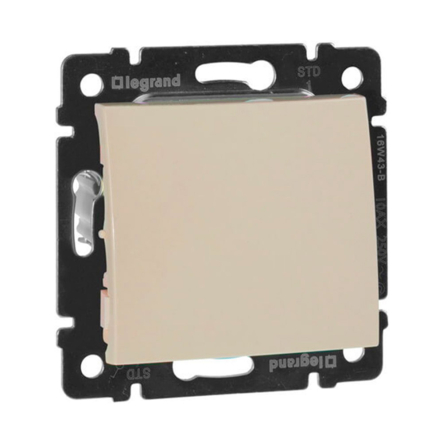 Выключатель одноклавишный промежуточный LEGRAND Valena, 774307, слоновая кость - 1