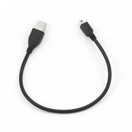 Кабель Cablexpert CCP-USB2-AM5P-1, USB 2.0, A папа / mini USB 5-пин папа, 0.3 м, премиум