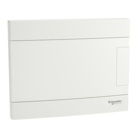 Щит пластиковий Schneider Electric Easy9 EU, врізний, 1 ряд 8 модулів, білі двері, EZ9EUB108 - 1