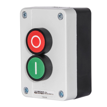 Пост "Старт-Стоп" двухместный АСКО-УКРЕМ XAL-B213, A0140020006