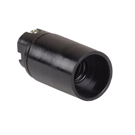 Патрон підвісний карболіт, Е14, чорний, IEK, EPK20-04-02-K01 - 1