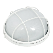 Светильник TNSy НПП1102-100W-E27-IP65, круг, белый, с решеткой, TNSy5000573