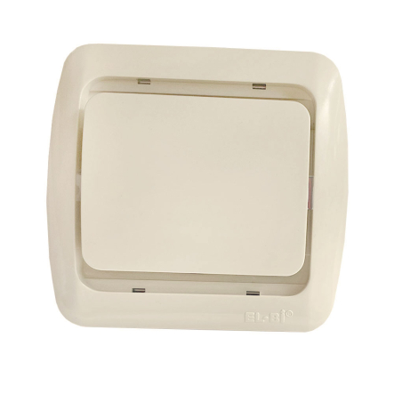 Розетка TUNA EL-BI с защитой от детей, крем (без вставки), 502-010300-243 - 2