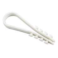 Дюбель хомут IEK UHH35-11-18-100, 11-18мм, нейлон, белый, петля монтажная, упак.- 100 шт.
