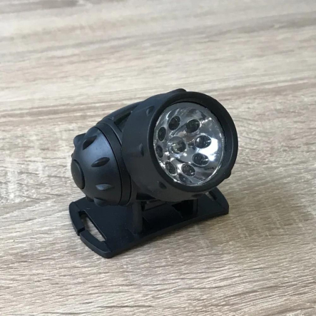 Фонарик налобный LEMANSO 9 LED / LMF42 пластик