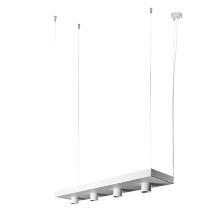 Підвіс Nowodvorski 9382, Plant 4xGU10x35W, 80x22x9, білий - 1