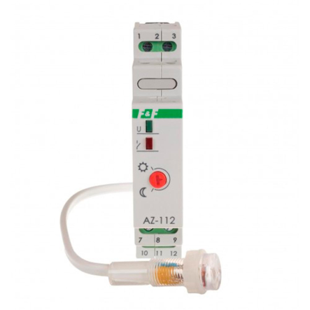 Реле сутінкове F&F AZ-112, 16А, с зондом - 1