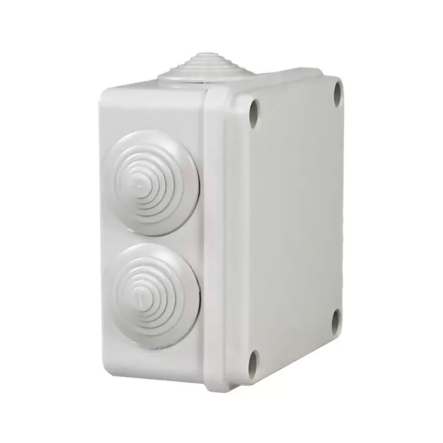 Коробка распределительная PAWBOL S-BOX 106, 100х100х50, IP55,  6 сальников, серая