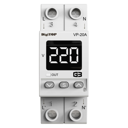 Реле напряжения DigiTOP VP-20A M2W