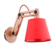 Бра ALFA 22890 Joga Red, 1хЕ27х60W, 400х200 мм