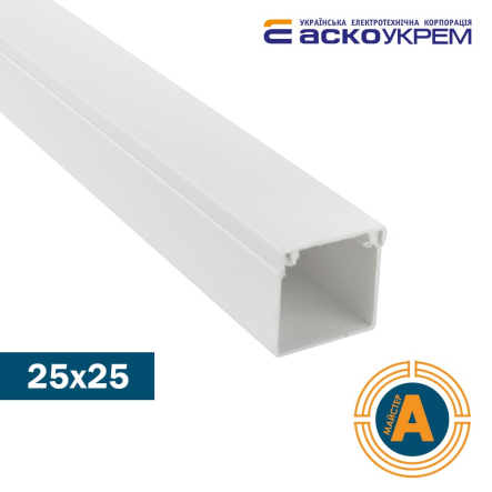 Канал кабельный 25х25/2м, STEP, АСКО-УКРЕМ, A0070050039 - 1