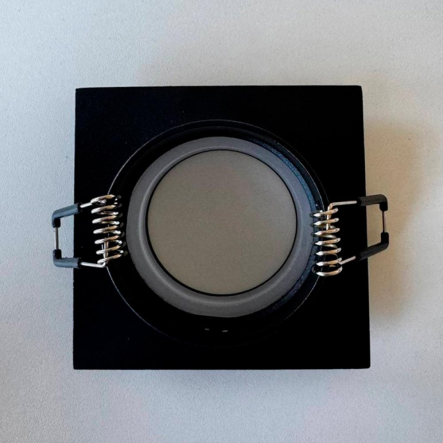 Светильник точечный встраиваемый Ardero DL2816, GX5,3, квадрат, чёрный