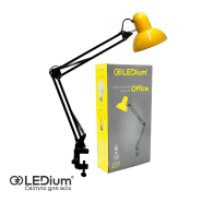 Настільна лампа LEDium OFFICE E27 50Hz AC100-240V 400х400х160мм жовто-чорна