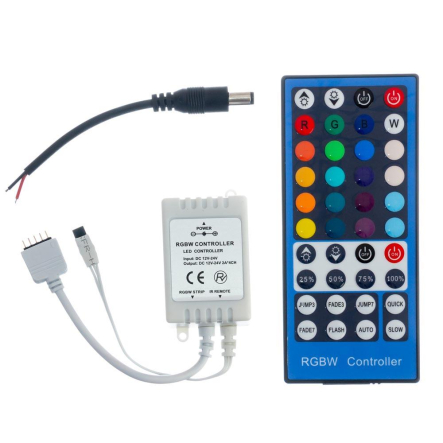 Контроллер для светодиодной ленты RGBW 8А инфракрасный 40 кнопок 96W/12-24V AVT