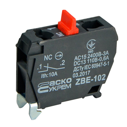 Контакт до постів управління АСКО-УКРЕМ XAL-D ZBE-102 N / С, A0140010183 - 1